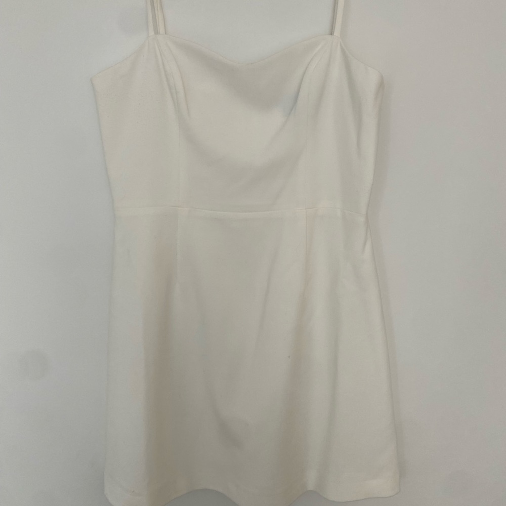 French a connection white mini dress (A line fit)